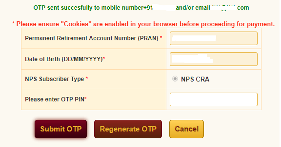 How to contribute to NPS online How to invest in NPS online 3 NPS online contribution