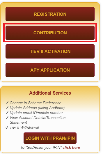 How to contribute to NPS online How to invest in NPS online